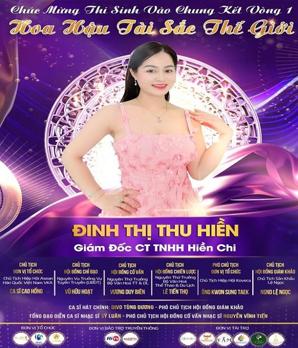 Doanh nhân Đinh Thị Thu Hiền.