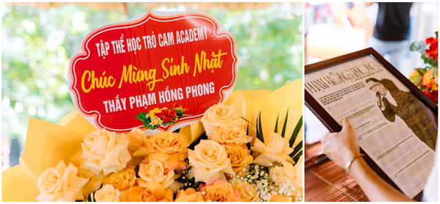 MC Phạm Hồng Phong được các thế hệ học trò tổ chức sinh nhật độc lạ.